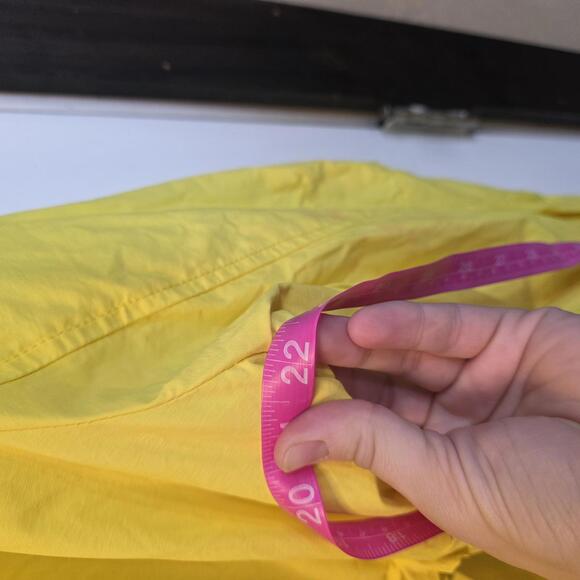 J.Crew Women's Lightweight Yellow Hooded Jacket -Medium - Picture 7 of 9